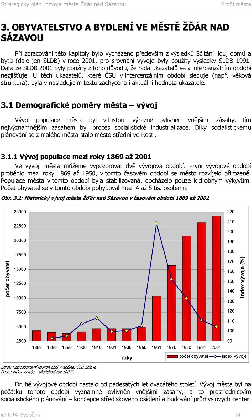 věková struktura), byla v následujícím textu zachycena i aktuální hodnota ukazatele. 3.