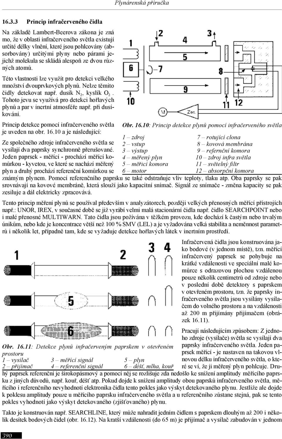 párami jejichž molekula se skládá alespoň ze dvou různých atomů. Této vlastnosti lze využít pro detekci velkého množství dvouprvkových plynů. Nelze těmito čidly detekovat např. dusík N, 2 kyslík O 2.