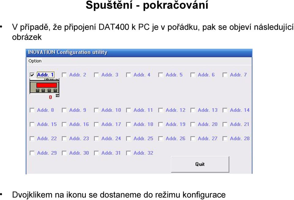 se objeví následující obrázek Dvojklikem