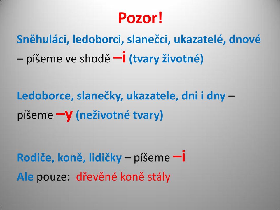 píšeme ve shodě i (tvary životné) Ledoborce, slanečky,