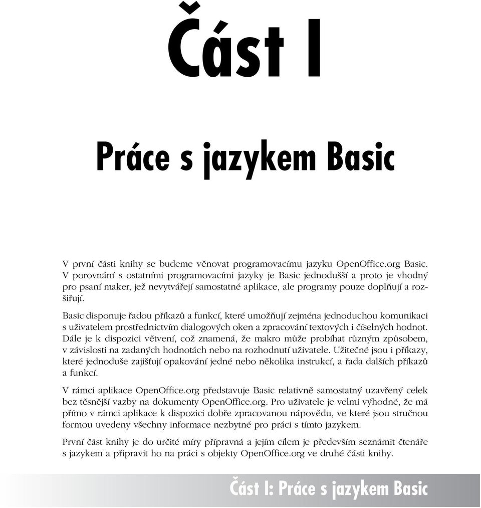 Basic disponuje řadou příkazů a funkcí, které umožňují zejména jednoduchou komunikaci s uživatelem prostřednictvím dialogových oken a zpracování textových i číselných hodnot.