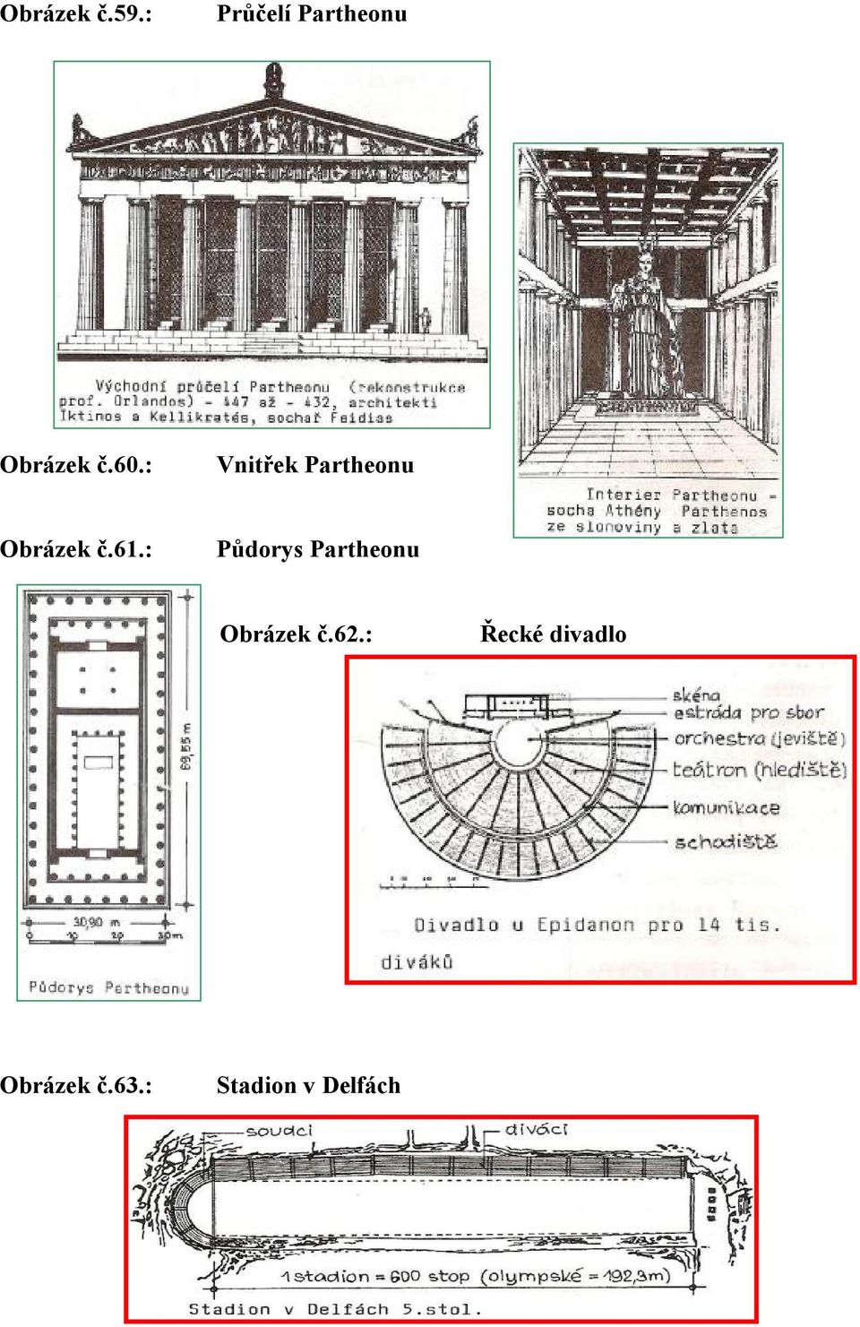 : Vnitřek Partheonu Obrázek č.61.