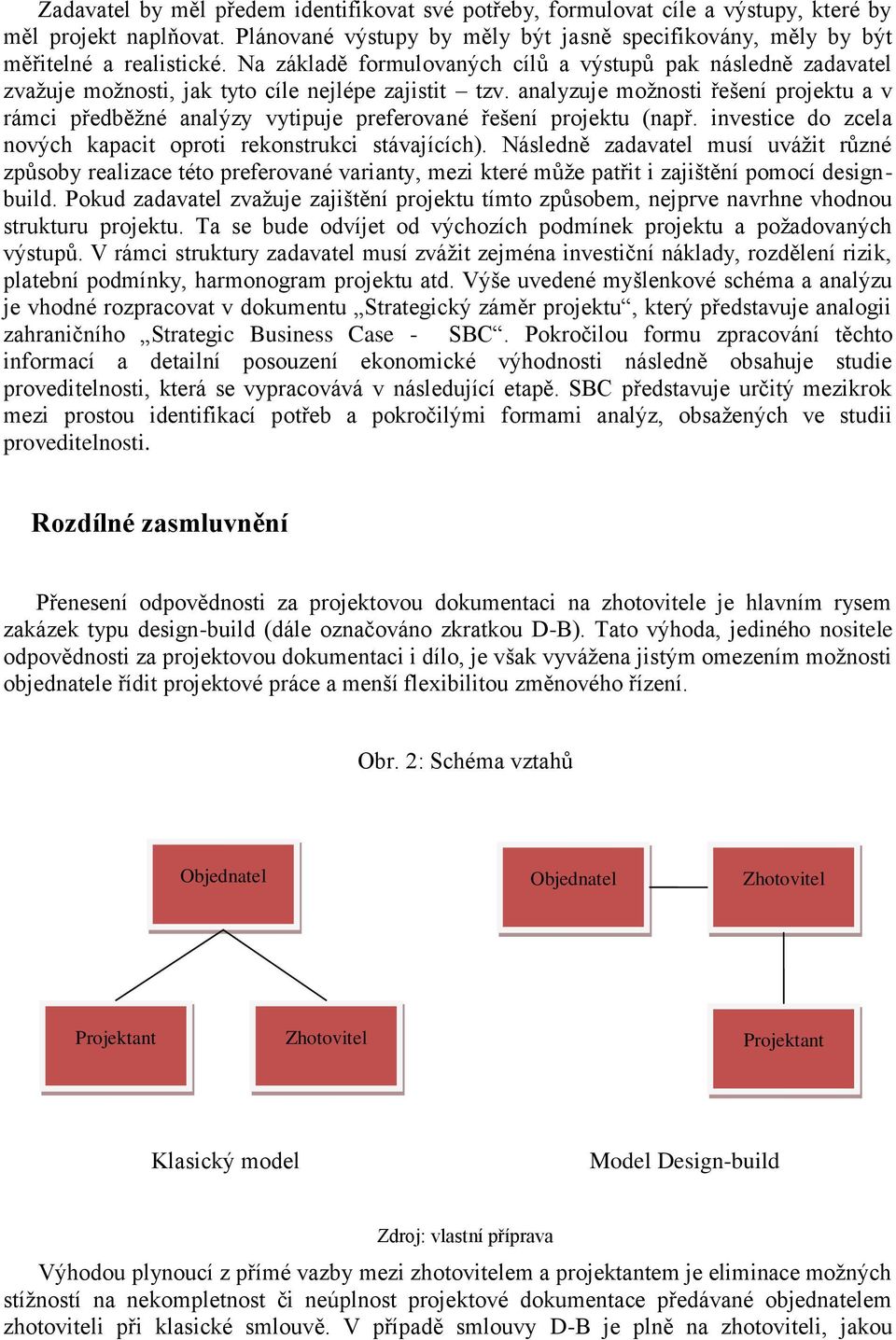 analyzuje možnosti řešení projektu a v rámci předběžné analýzy vytipuje preferované řešení projektu (např. investice do zcela nových kapacit oproti rekonstrukci stávajících).