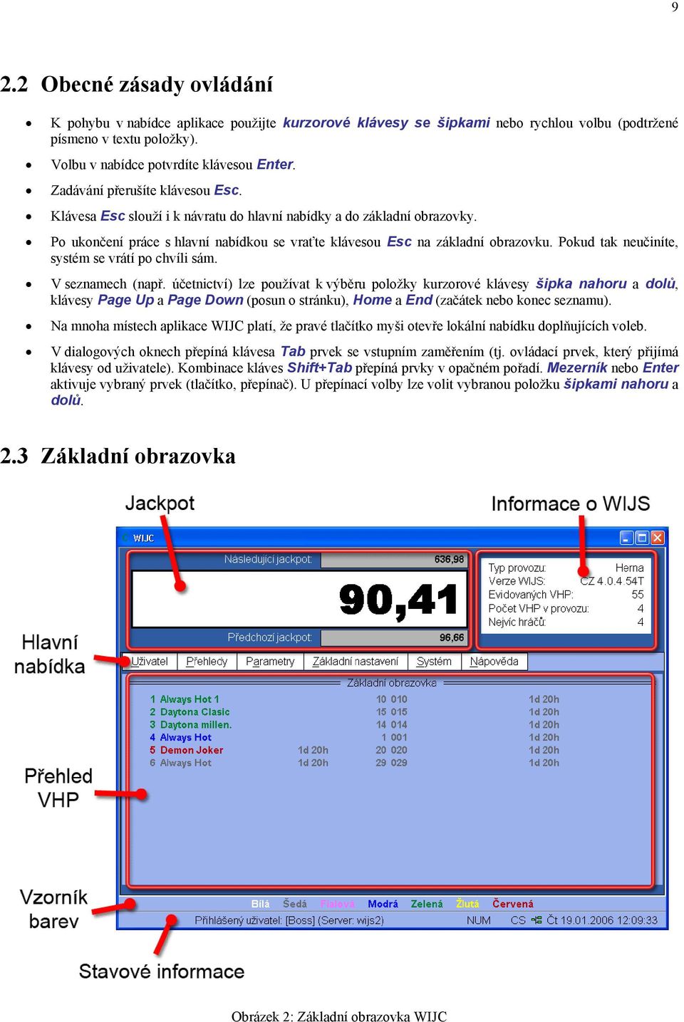 Pokud tak neučiníte, systém se vrátí po chvíli sám. V seznamech (např.