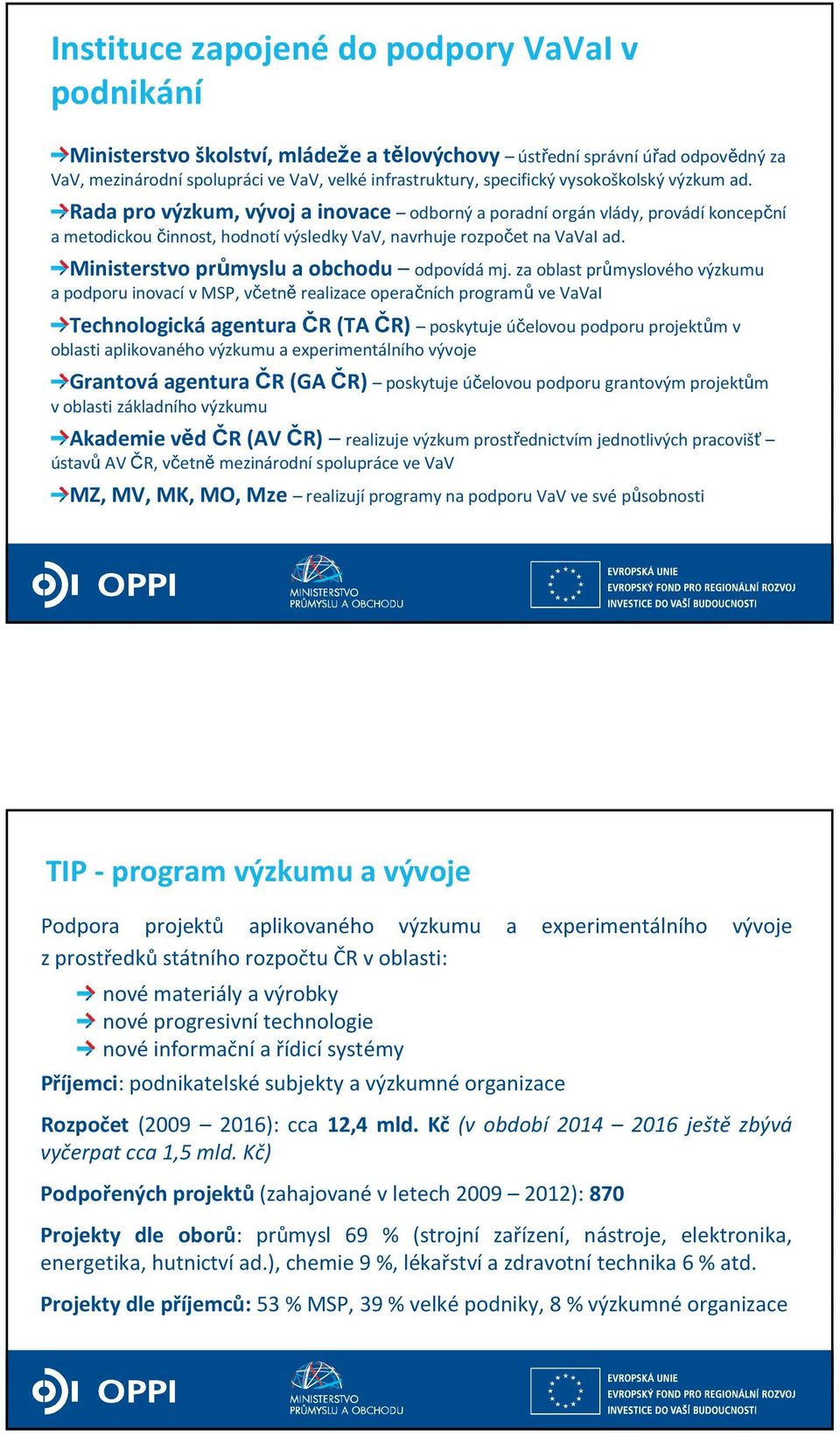 Ministerstvo průmyslu a obchodu odpovídámj.