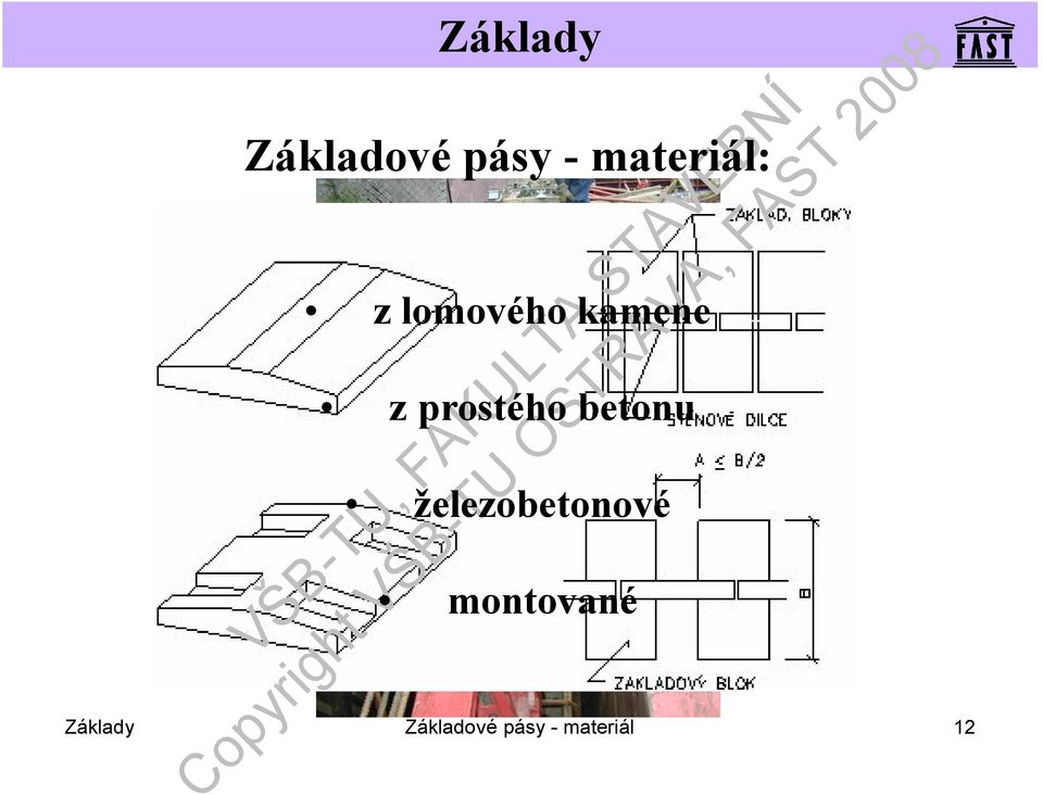 betonu železobetonové