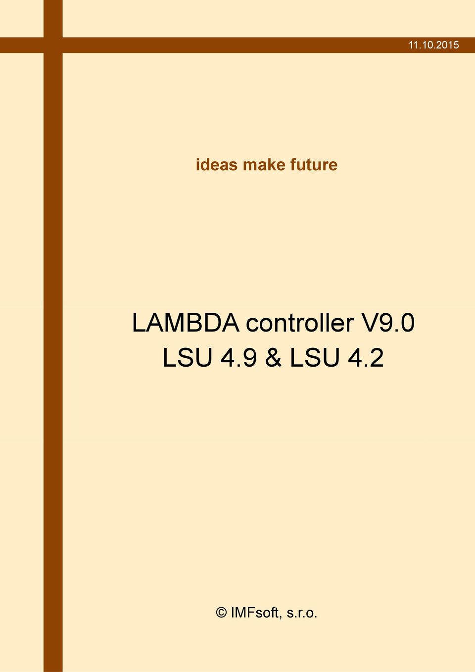 LAMBDA controller V9.