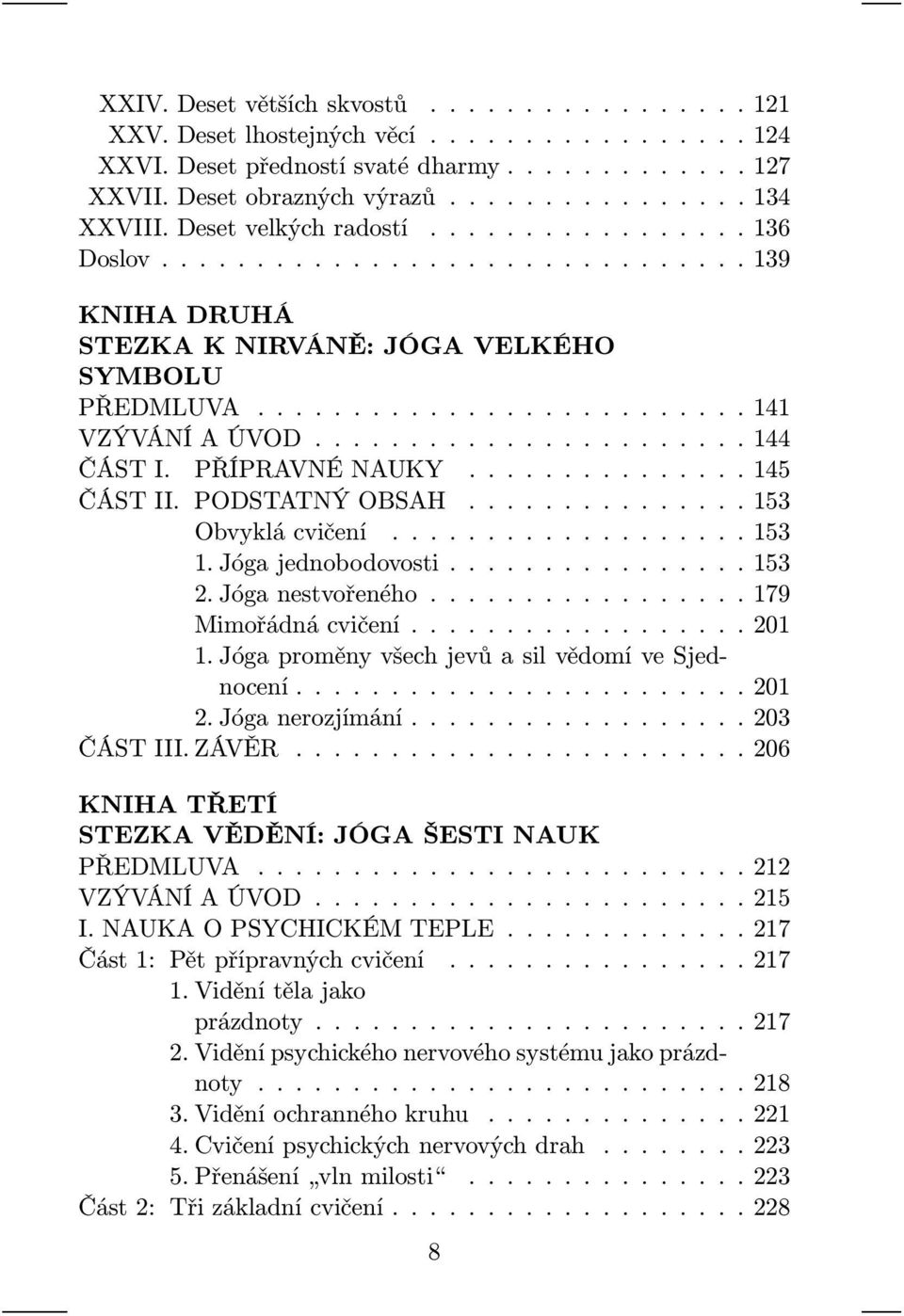 Jóganestvořeného...179 Mimořádnácvičení...201 1. Jóga proměny všech jevů a sil vědomí ve Sjednocení...201 2.Jóganerozjímání...203 ČÁSTIII.ZÁVĚR.