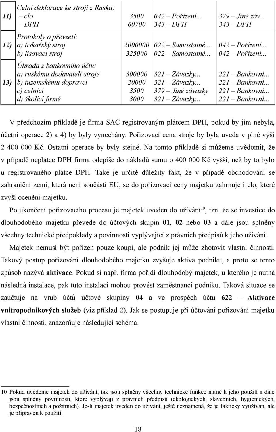 .. 221 Bankovní... 221 Bankovní... 221 Bankovní... 321 Závazky... 321 Závazky... 379 Jiné závazky 321 Závazky.