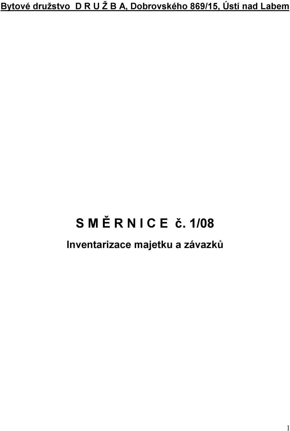 Labem S M Ě R N I C E č.