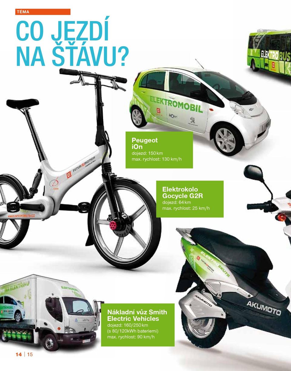 rychlost: 25 km/h Nákladní vůz Smith Electric Vehicles