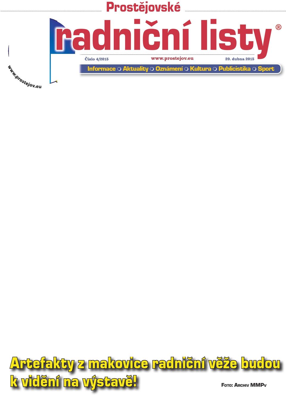 Publicistika Sport w. pr www.prostejov.eu os te j o v.