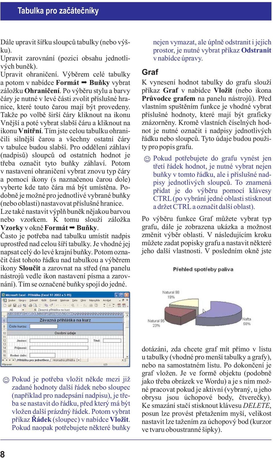 Tak e po volbì širší èáry kliknout na ikonu Vnìjší a poté vybrat slabší èáru a kliknout na ikonu Vnitøní.