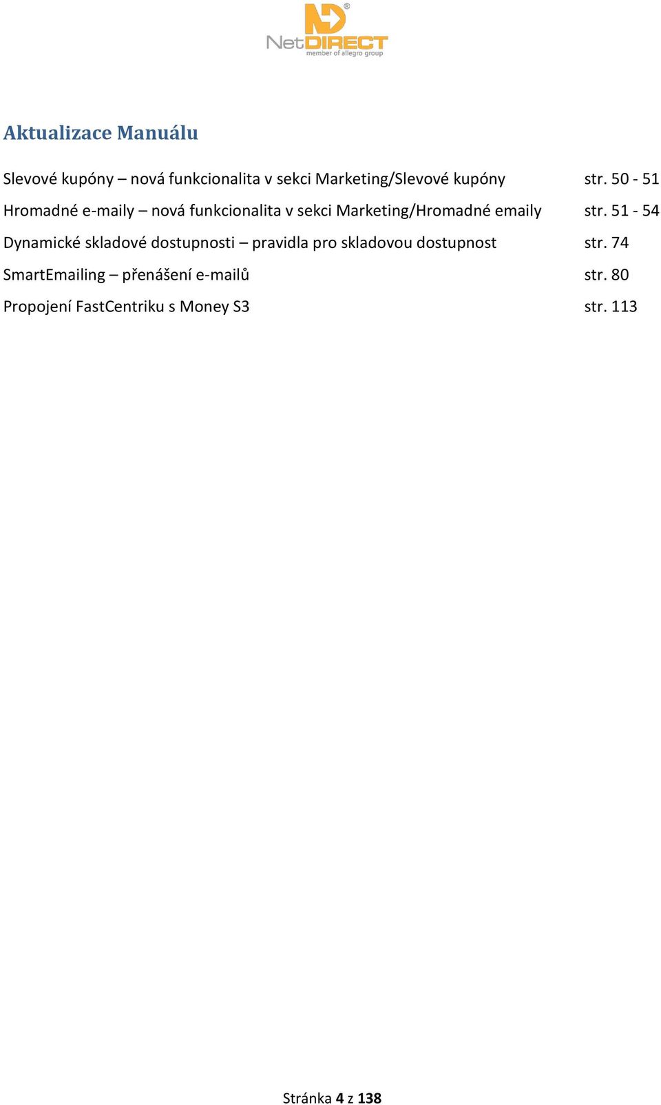 51-54 Dynamické skladové dostupnosti pravidla pro skladovou dostupnost str.