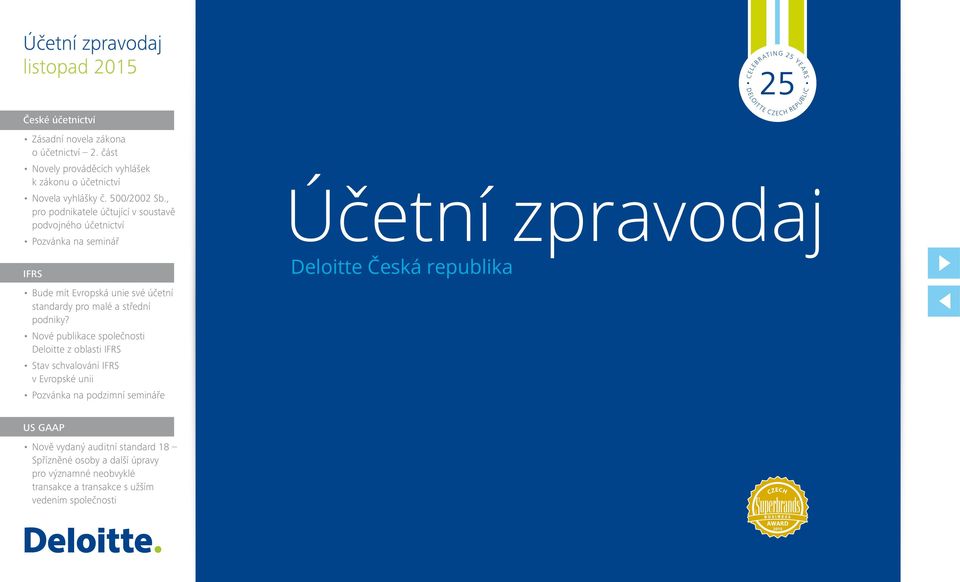 Účetní zpravodaj Deloitte