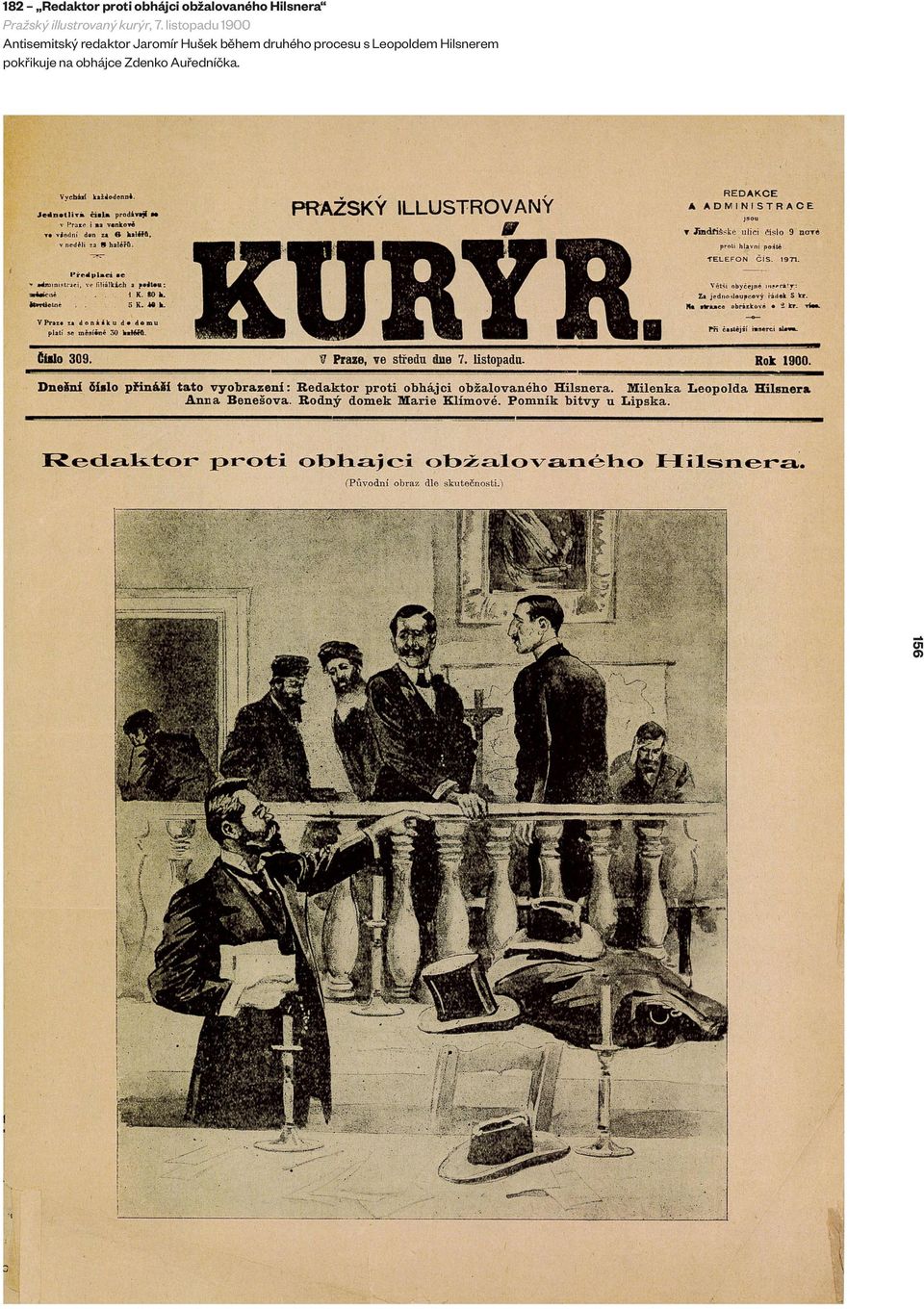 listopadu 1900 Antisemitský redaktor Jaromír Hušek