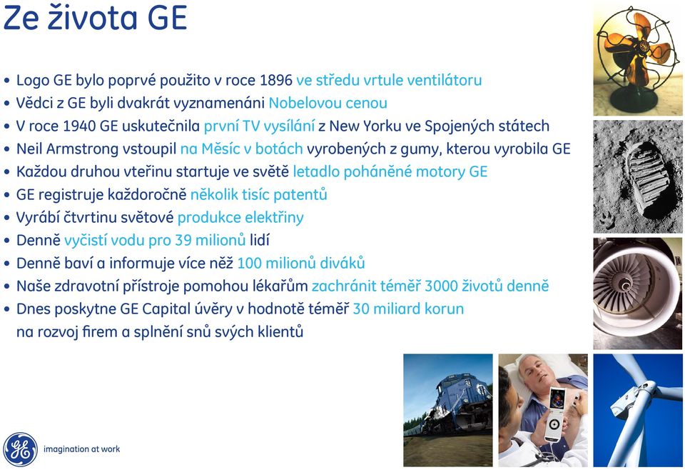 registruje každoročně několik tisíc patentů Vyrábí čtvrtinu světové produkce elektřiny Denně vyčistí vodu pro 39 milionů lidí Denně baví a informuje více něž 100 milionů diváků