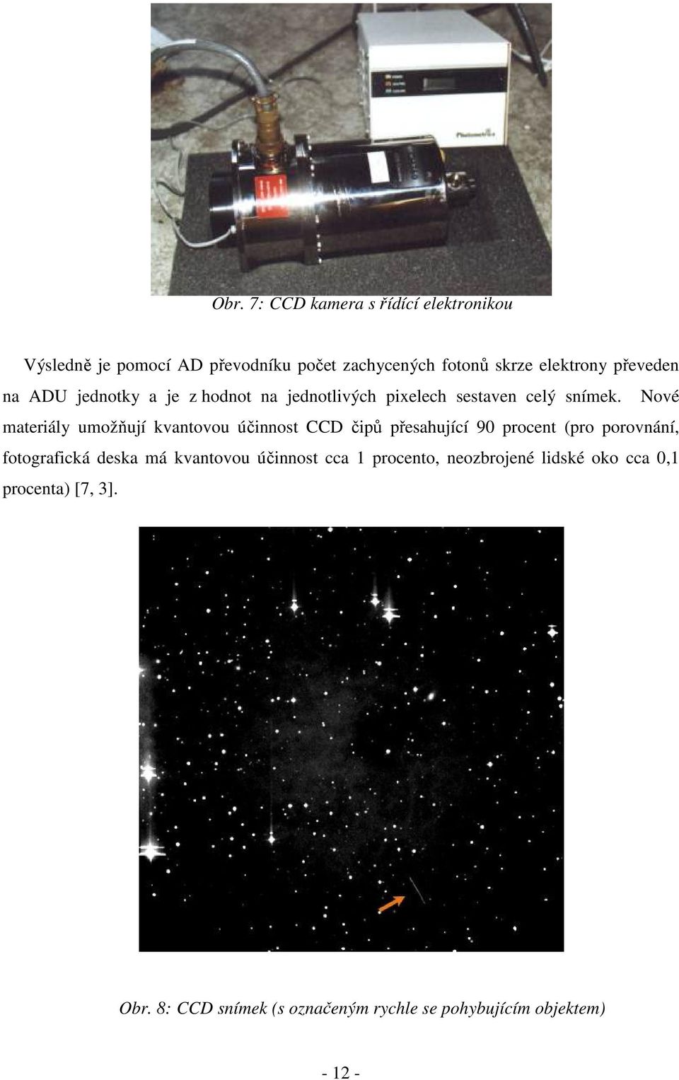 Nové materály umožňují kvantovou účnnost CCD čpů přesahující 9 procent (pro porovnání, fotografcká deska má