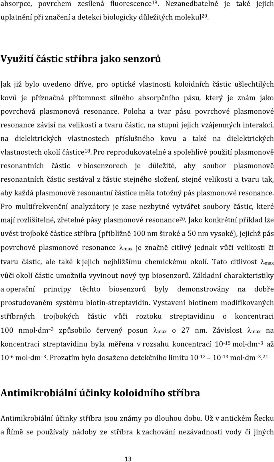 povrchová plasmonová resonance.