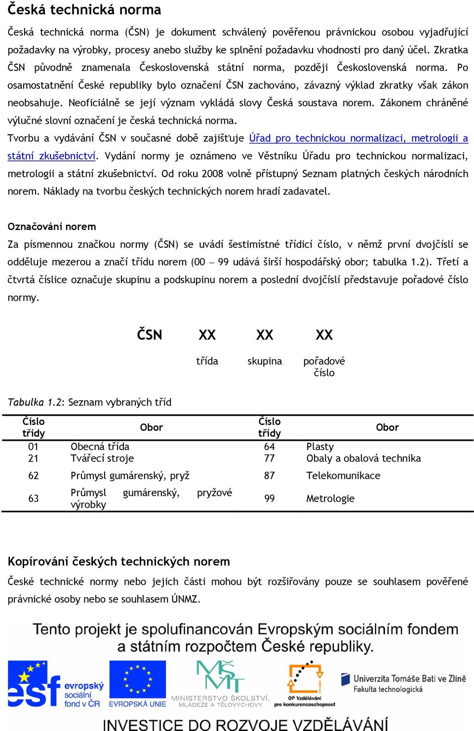 Neoficiálně se její význam vykládá slovy Česká soustava norem. Zákonem chráněné výlučné slovní označení je česká technická norma.