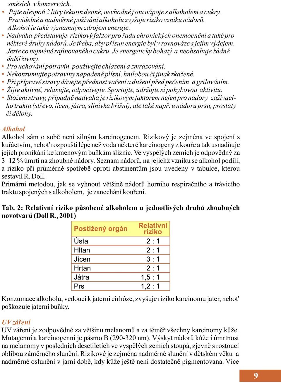 Je třeba, aby přísun energie byl v rovnováze s jejím výdejem. Jezte co nejméně rafinovaného cukru. Je energeticky bohatý a neobsahuje žádné další živiny.