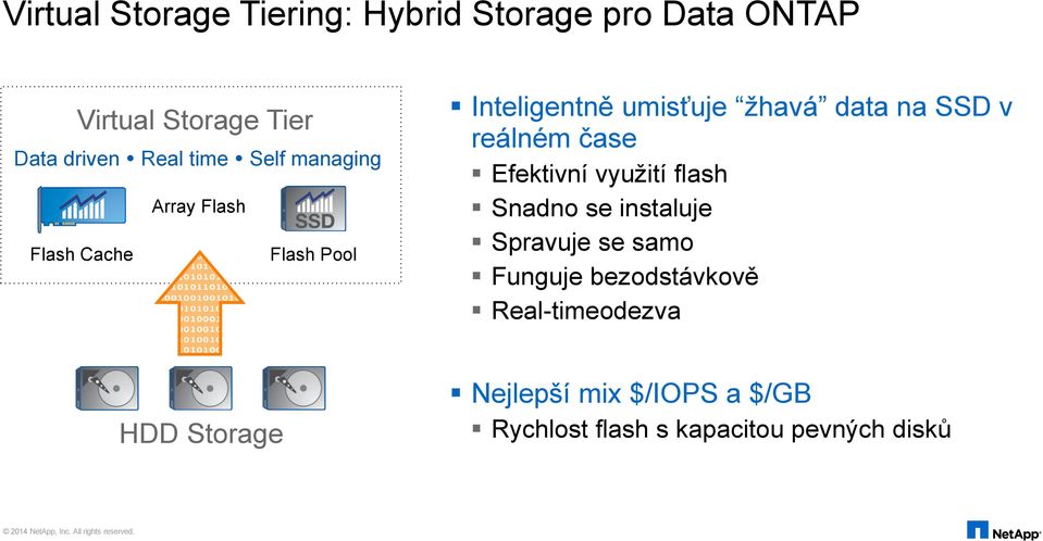 v reálném čase Efektivní využití flash Snadno se instaluje Spravuje se samo Funguje