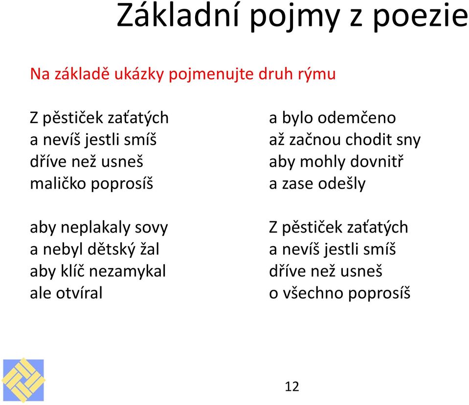 nezamykal ale otvíral a bylo odemčeno až začnou chodit sny aby mohly dovnitř a