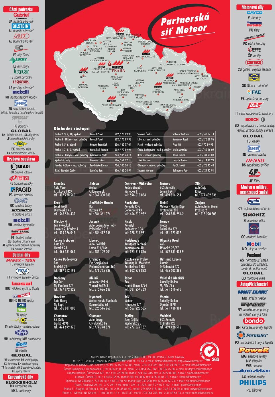 TRUTNOV TURNOV EVA AUTOSPORT SMEJKALOVÁ PEKAŘ NYMBURK LITVÍNOV MĚLNÍK KV KELLY CHOMUTOV AUTOSPORT HRADEC KRÁLOVÉ AUTOTIPP BERÁNEK ROZTOKY U PRAHY PODĚBRADY AL tlumiče pérování EC díly řízení LUCKY