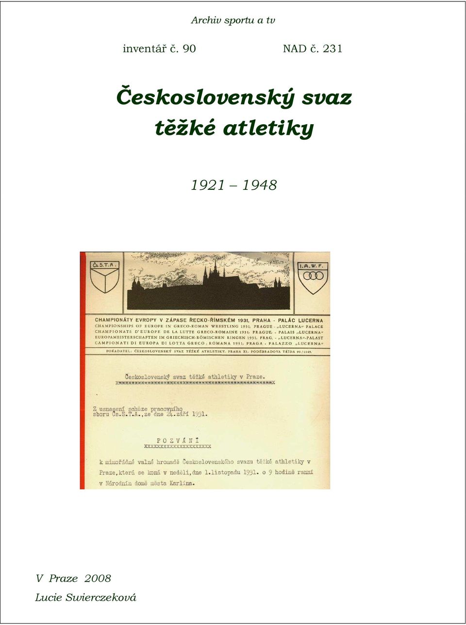 231 Československý svaz těžké