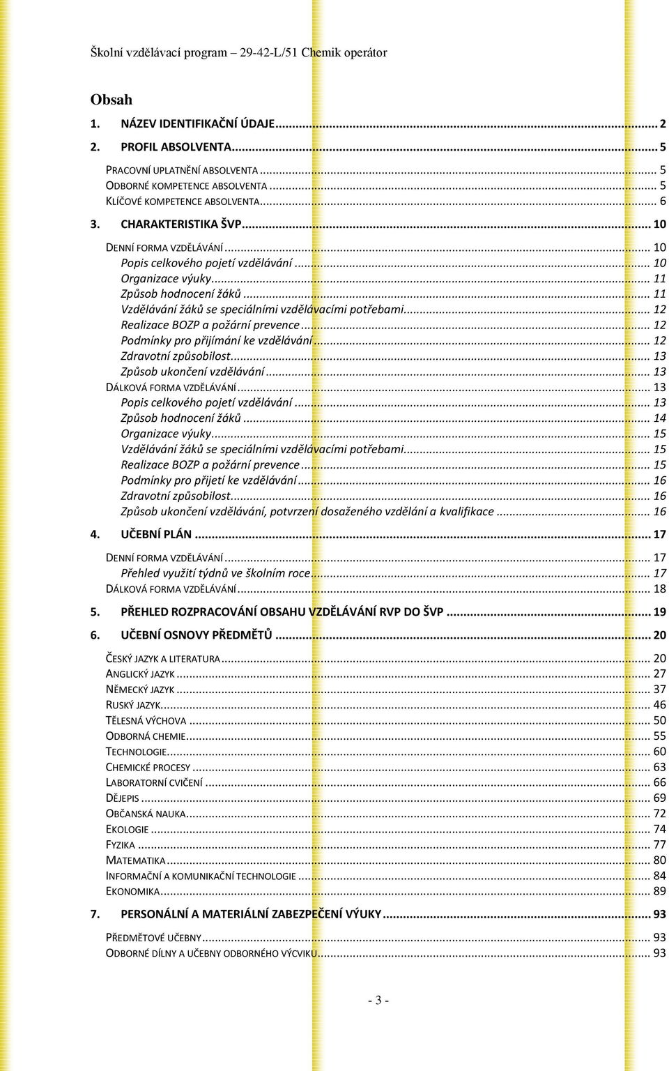 .. 11 Vzdělávání žáků se speciálními vzdělávacími potřebami... 12 Realizace BOZP a požární prevence... 12 Podmínky pro přijímání ke vzdělávání... 12 Zdravotní způsobilost.