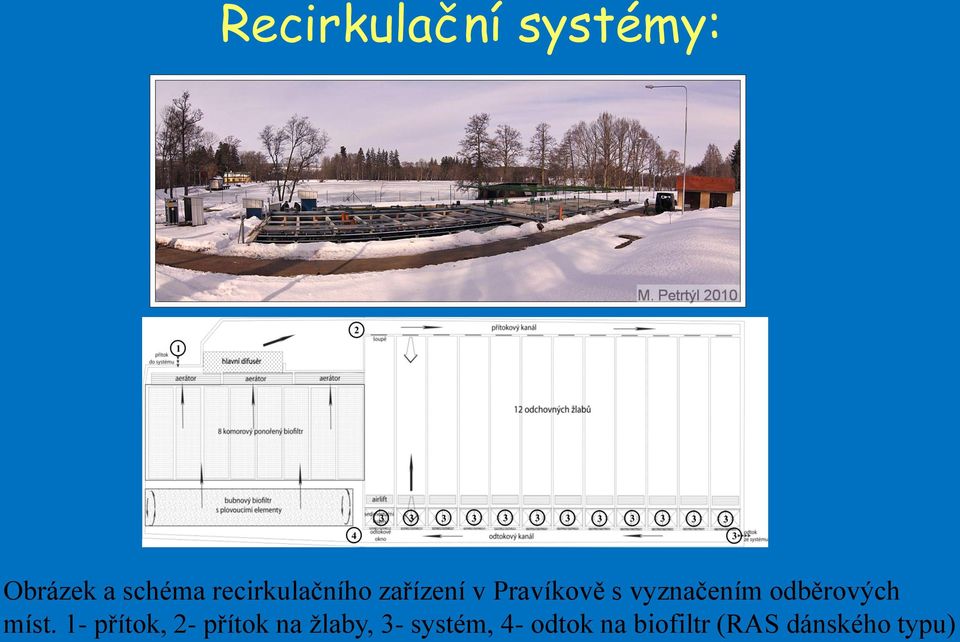 vyznačením odběrových míst.