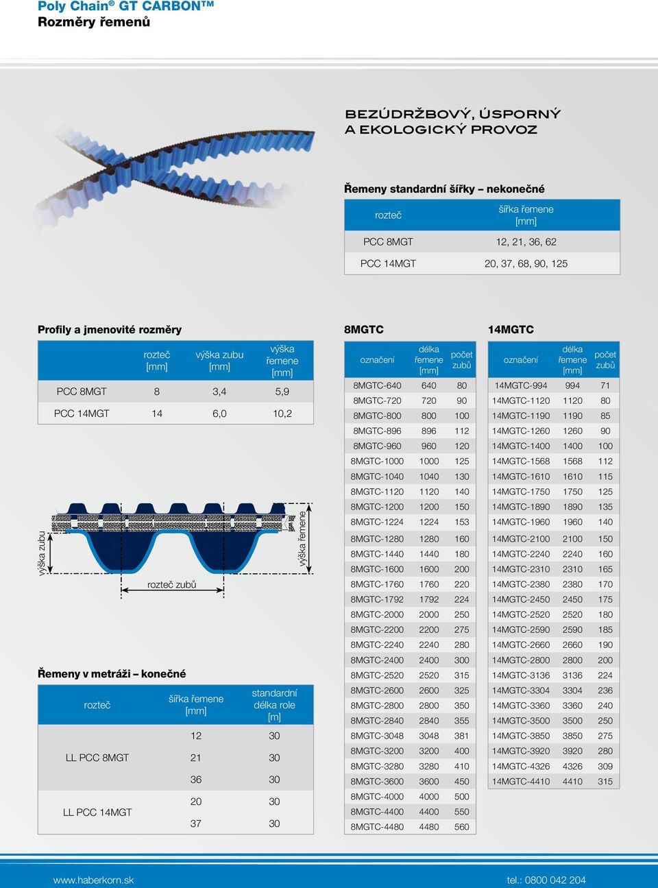 30 20 30 37 30 výška řemene 8MGTC označení délka řemene počet zubů 8MGTC-640 640 80 8MGTC-720 720 90 8MGTC-800 800 100 8MGTC-896 896 112 8MGTC-960 960 120 8MGTC-1000 1000 125 8MGTC-1040 1040 130