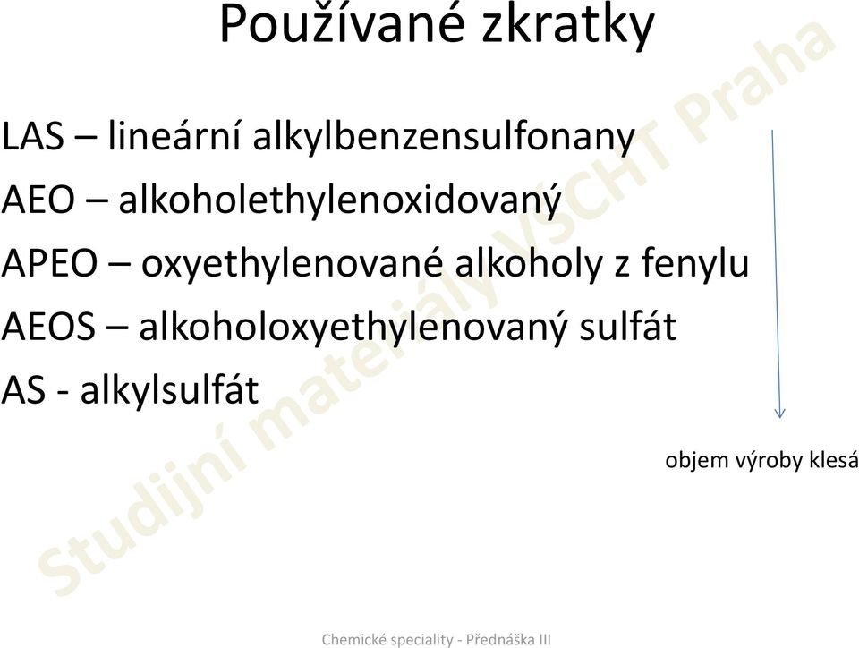 alkoholethylenoxidovaný APEO oxyethylenované