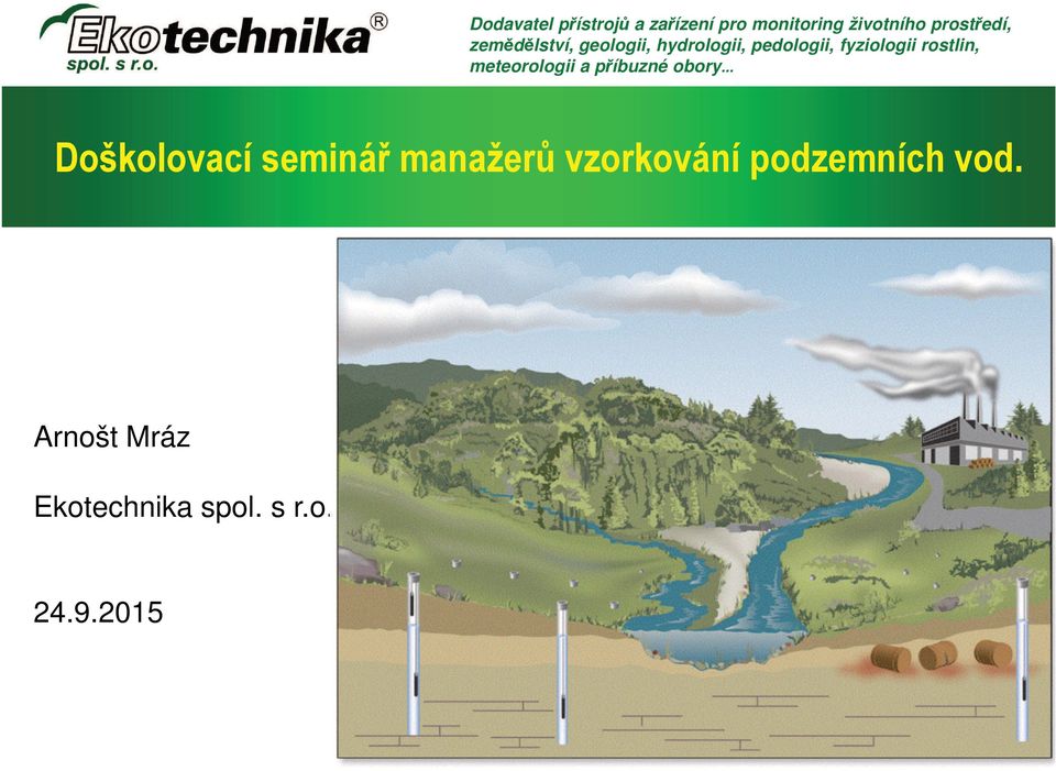 podzemních vod.