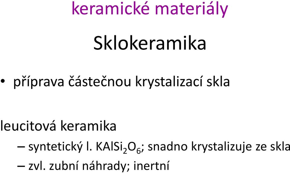 keramika syntetický l.