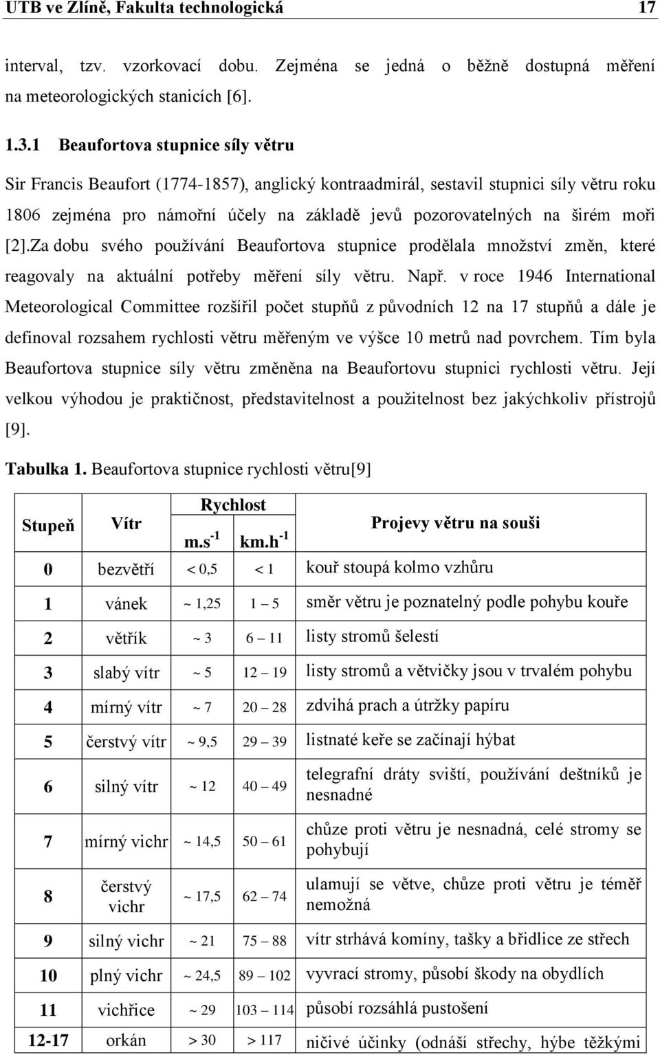 moři [2].Za dobu svého používání Beaufortova stupnice prodělala množství změn, které reagovaly na aktuální potřeby měření síly větru. Např.