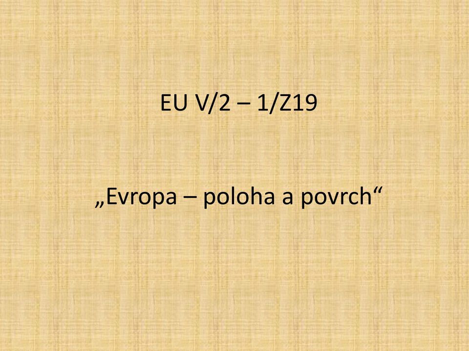 Evropa