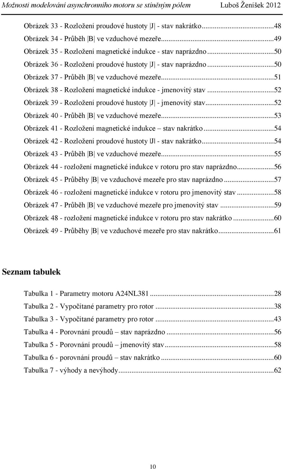 .. 52 Obrázek 39 - Rozložení proudové hustoty J - jmenovitý stav... 52 Obrázek 40 - Průběh B ve vzduchové mezeře... 53 Obrázek 41 - Rozložení magnetické indukce stav nakrátko.