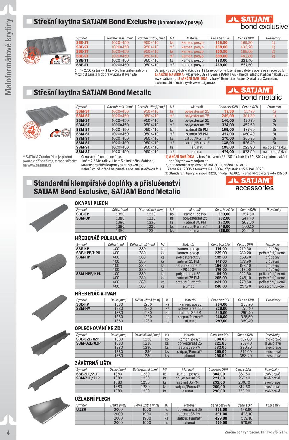 posyp 399,00 482,80 2) SBE-ST 1020 450 950 410 ks kamen. posyp 183,00 221,40 SBE-ST 1020 450 950 410 m 2 kamen.