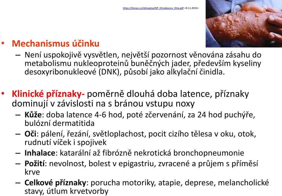 alkylační činidla.