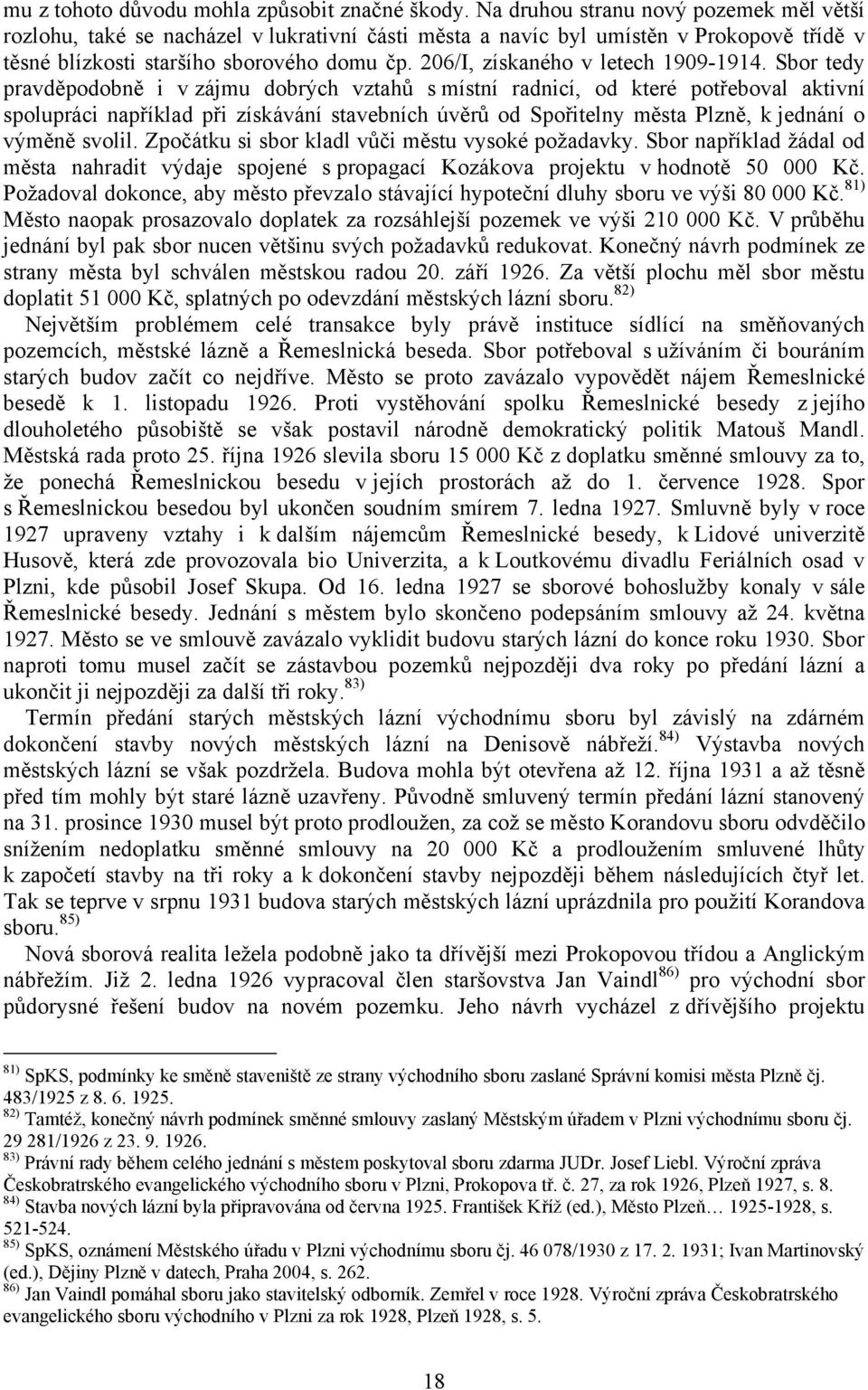 206/I, získaného v letech 1909-1914.