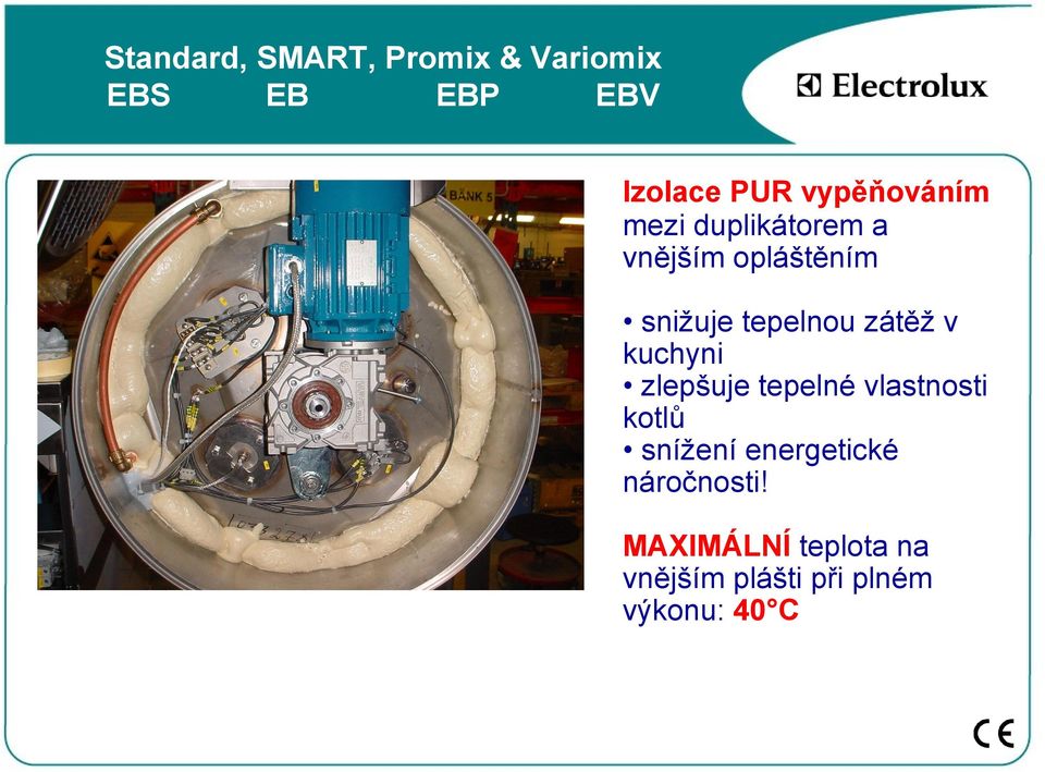 tepelnou zátěž v kuchyni zlepšuje tepelné vlastnosti kotlů snížení