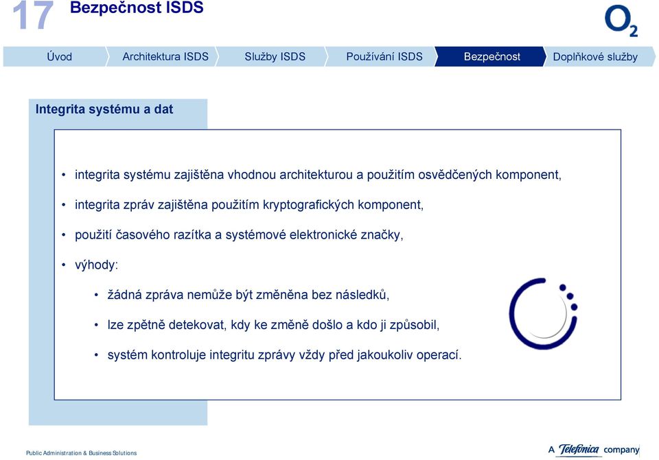 razítka a systémové elektronické značky, výhody: žádná zpráva nemůže být změněna bez následků, lze zpětně