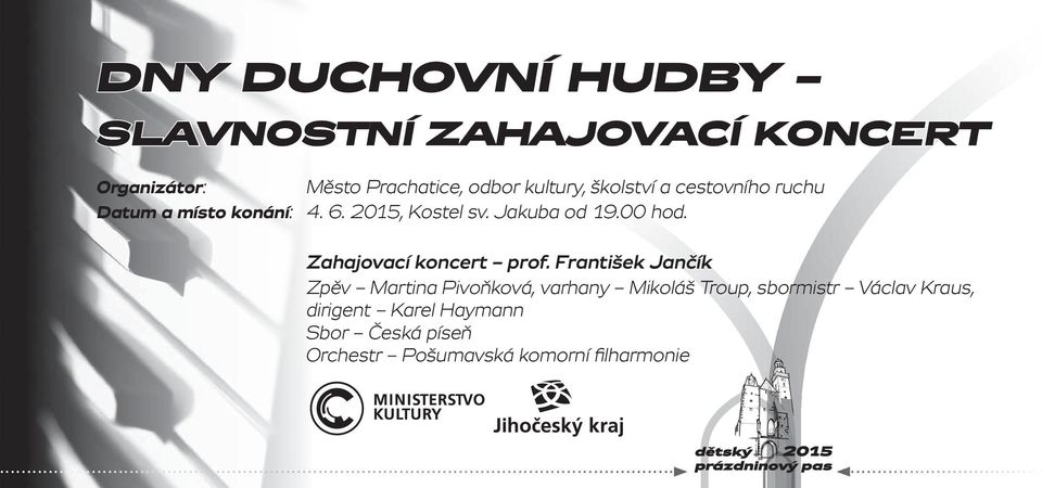 Zahajovací koncert prof.