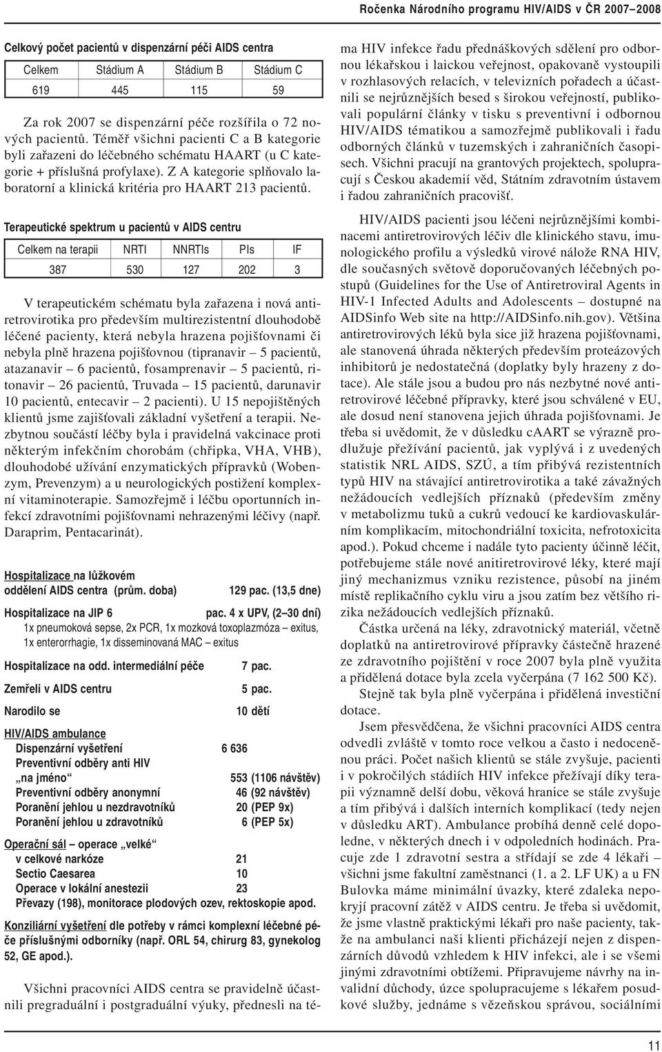 Terapeutické spektrum u pacientů v AIDS centru Celkem na terapii NRTI NNRTIs PIs IF 387 530 127 202 3 V terapeutickém schématu byla zařazena i nová antiretrovirotika pro především multirezistentní