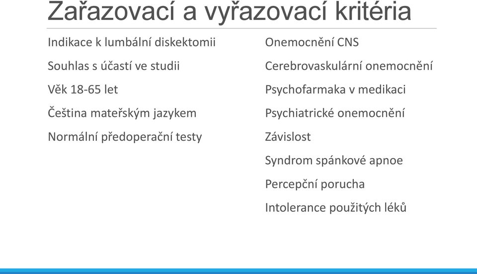 Psychofarmaka v medikaci Čeština mateřským jazykem Psychiatrické onemocnění