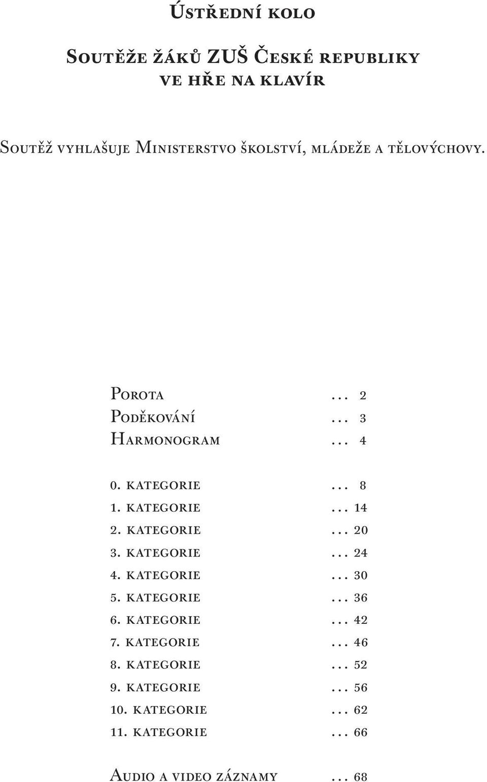 kategorie 14 2. kategorie 20 3. kategorie 24 4. kategorie 30 5. kategorie 36 6. kategorie 42 7.