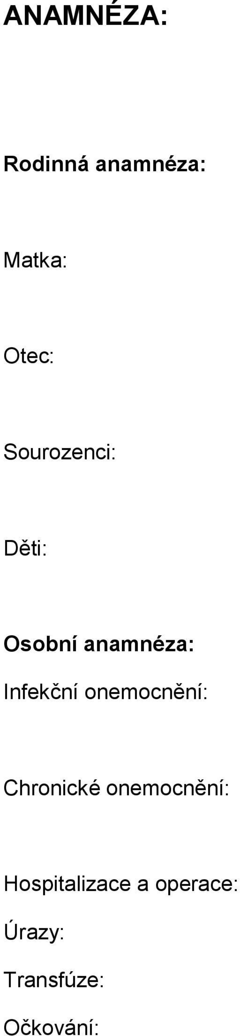 Infekční onemocnění: Chronické onemocnění: