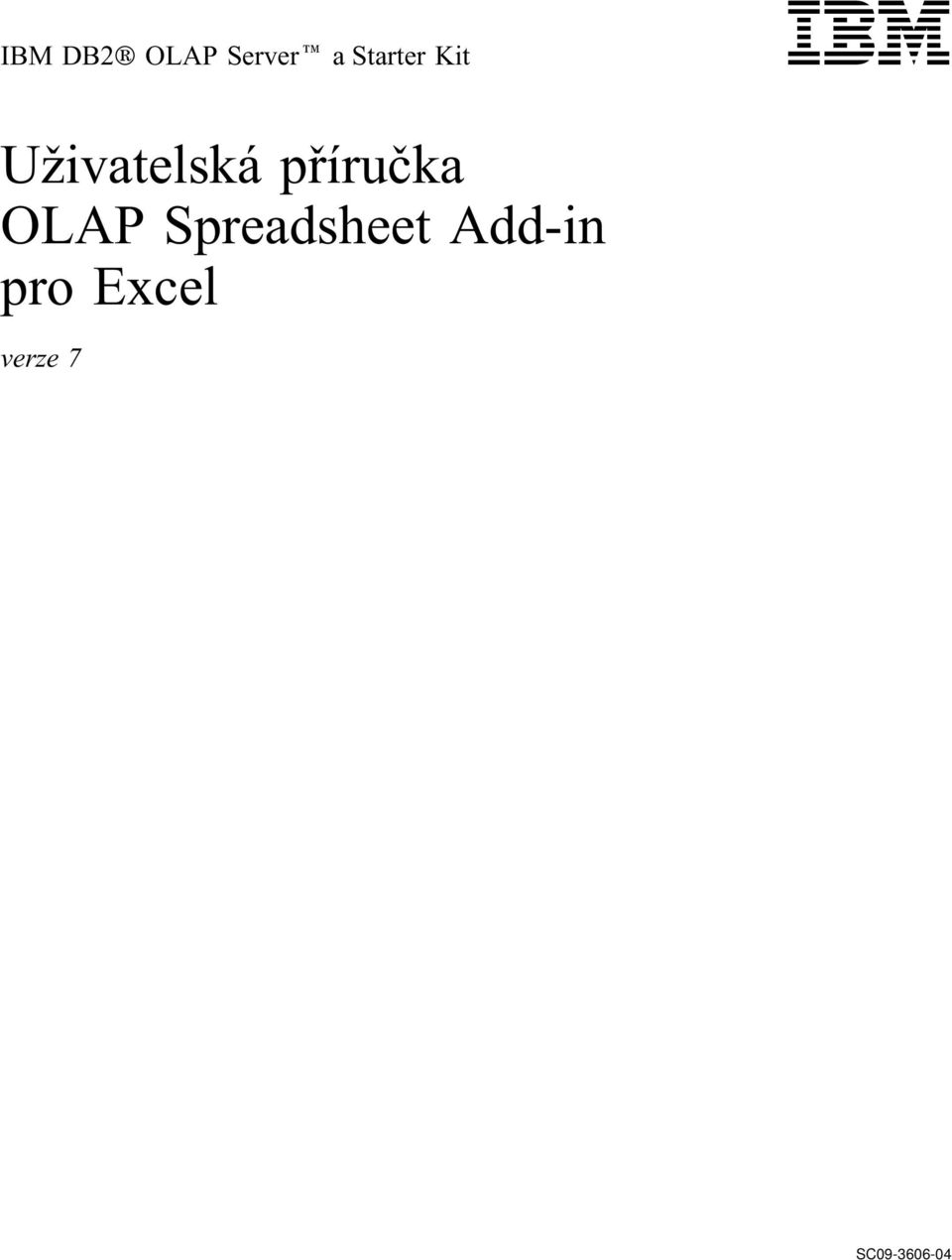 příručka OLAP Spreadsheet