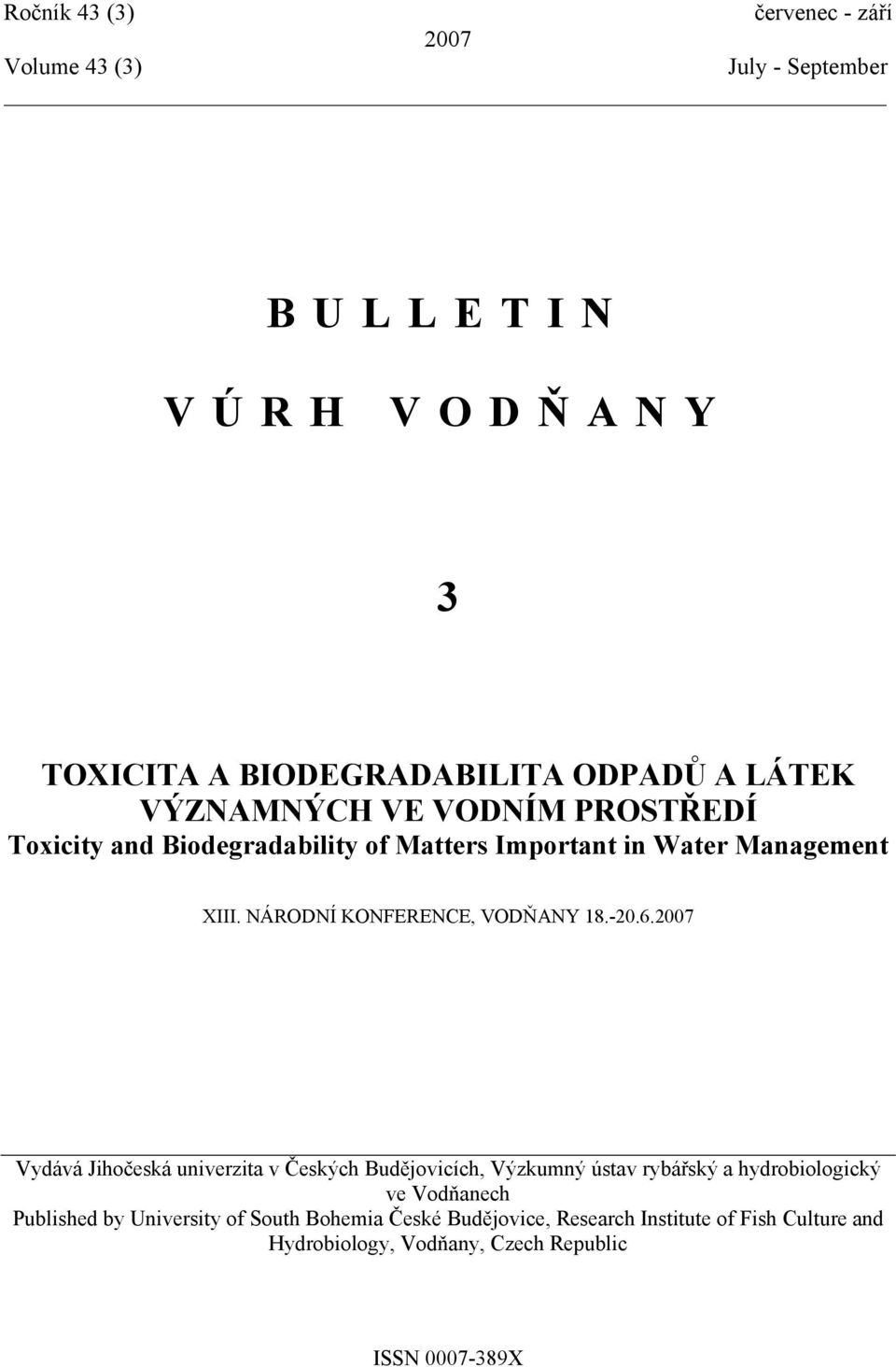 NÁRODNÍ KONFERENCE, VODŇANY 18.-20.6.